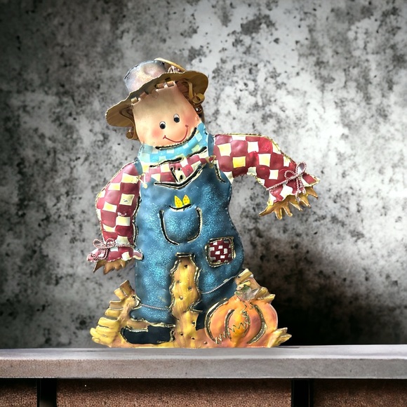 Home Interiors Accents Vintage Home Interior Scarecrow Lantern Fall